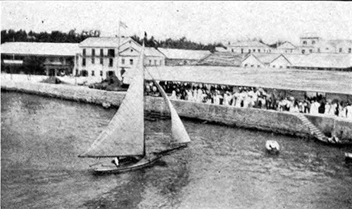 The Landing at Hamilton in the Bermuda Islands.