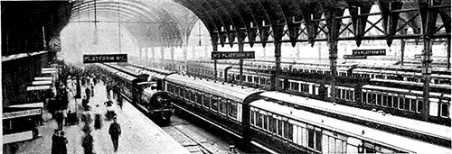 Paddington Station Platform 1.