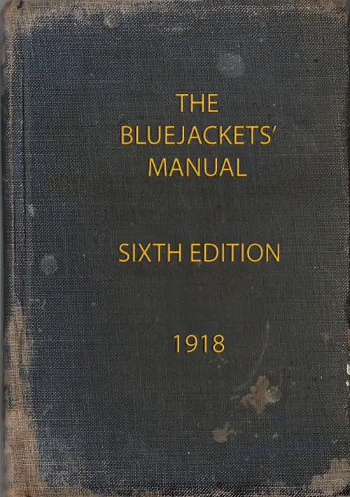 1918 Book: The Bluejackets' Manual