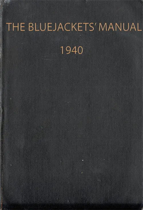 1940 The Bluejackets Manual - Tenth Edition