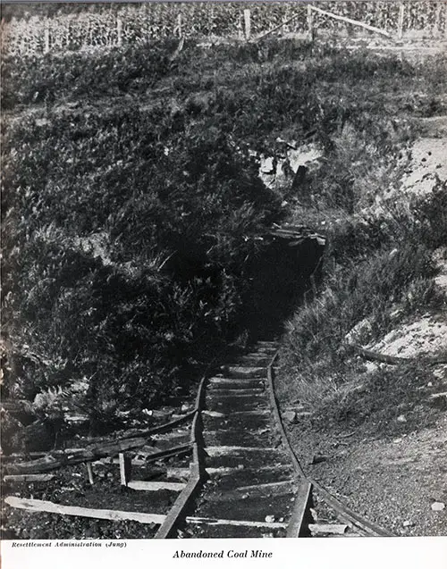 Entrance to an Abandoned Coal Mine. Photograph by the Resettlement Administration (Jung).