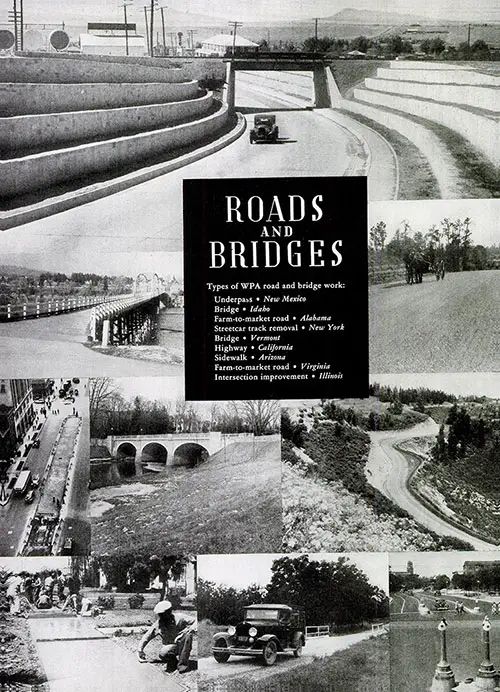 WPA Roads and Bridges, 1938.