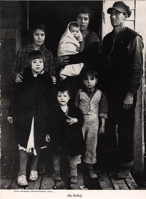 Rural Family on Relief.