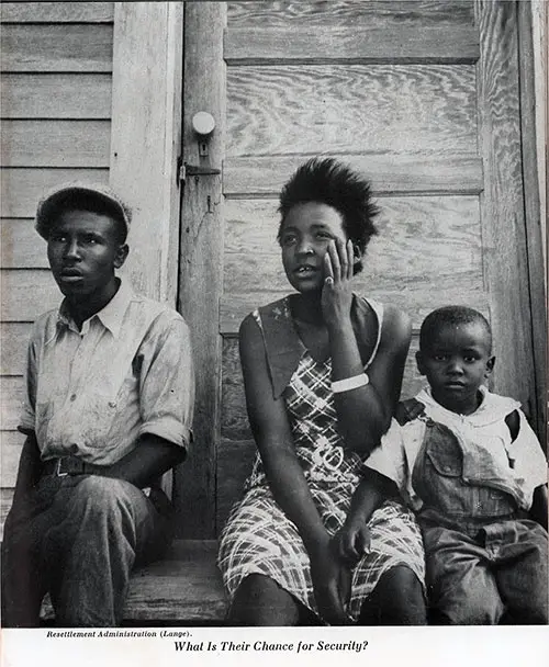 A Young, African-American Family During the Depression. What Is Their Chance for Security?