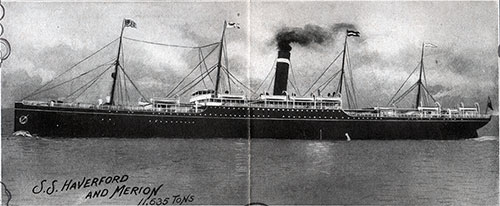 American Line Steamers SS Haverford and SS Merion