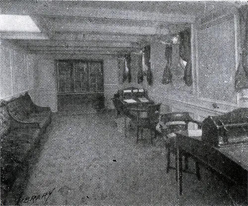 The Library on an American Line Steamship circa 1907