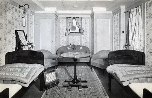A Typical Transylvania Stateroom for Two