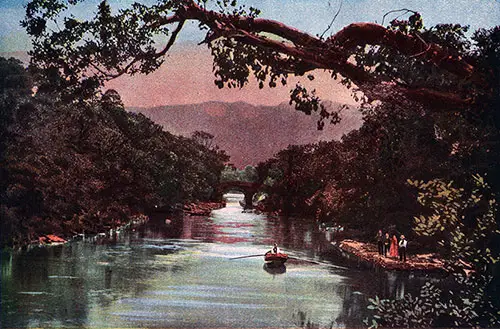 Meeting of the Waters in Killarney circa 1900
