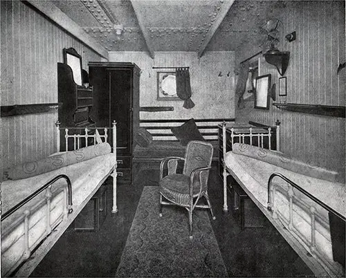 Two-Cot Stateroom - Promenade Deck.