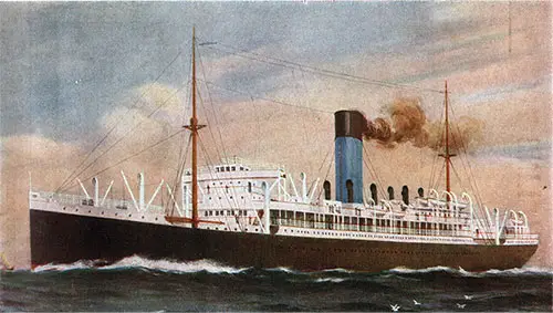The Steamships TSS Nestor and TSS Ulysses of the Blue Funnel Line.