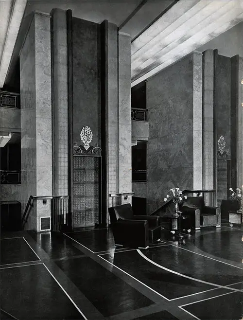 First Class Social Hall.