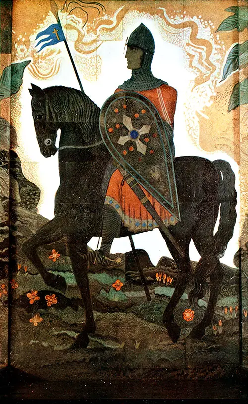 Une Peinture "Le Chevalier Normand" of Schmied.