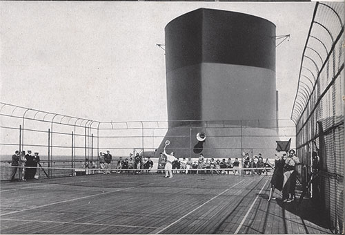 The Tennis Court on the Sundeck.