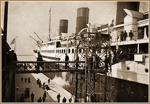 The SS France Docked at Its Pier in Le Havre, Preparing for Its First Voyage to New York on April 20, 1912, Just Five Days After the Tragic Sinking of the RMS Titanic.