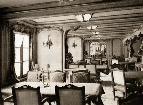 A Corner of the First Class Dining Room