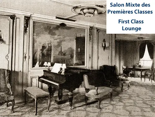 Salon Mixte des Premières Classes.