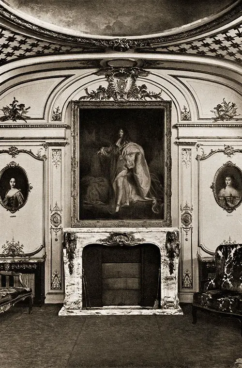Fireplace of the First Class Grand Salon
