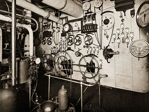 Tableau de Manceuvre des Turbines.