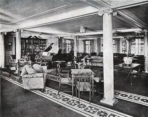After Dinner Lounge on a CPOS Steamship