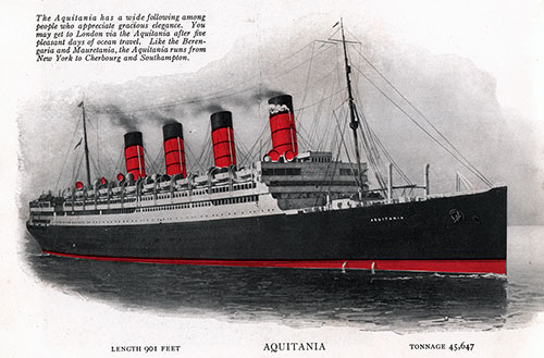 The Aquitania Has a Wide Following among People Who Appreciate Gracious Elegance.