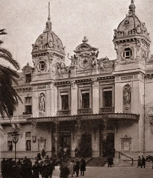 The Entrance to the World-Famous Casino at Monte Carlo.