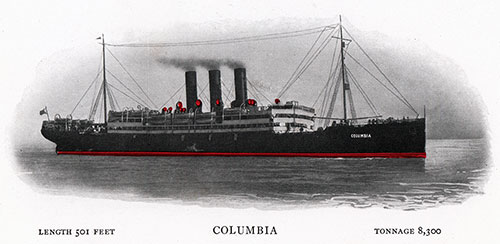 The Cunard-Anchor Line RMS Columbia.