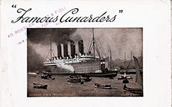 Front Cover, "Famous Cunarders," Published by the Cunard Line 21 March 1910.