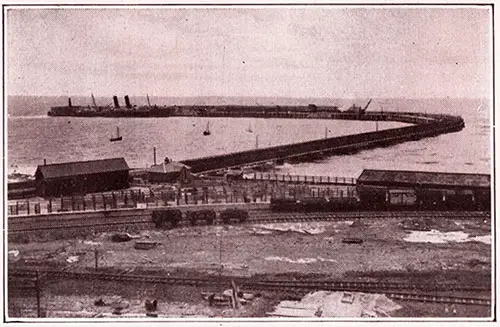 View of Rosslare Harbor, Ireland