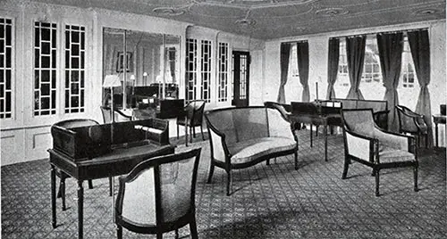 First Class Library and Writing Room