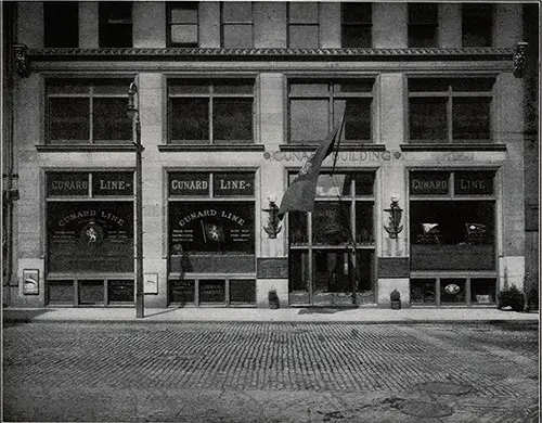 Cunard Line Office in Boston.