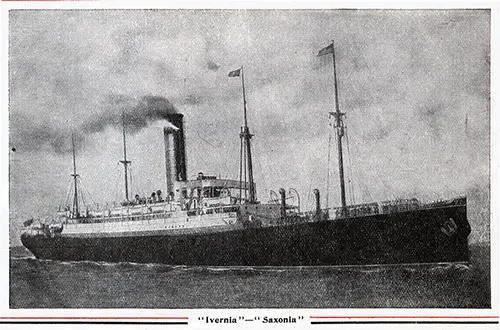 RMS Ivernia and RMS Saxonia of the Cunard Line