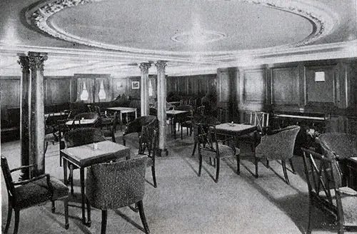 Second Class Smoking Room on the RMS Scythia