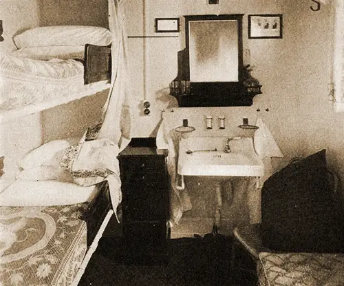 Second Class Two-Berth Stateroom on the RMS Samaria