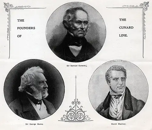 The Founders of the Cunard Line 