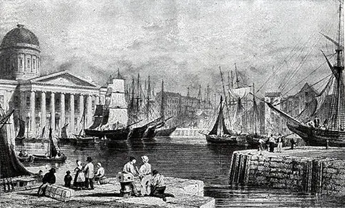 A View of Liverpool Harbor in 1837.