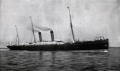 The RMS Servia of the Cunard Line.