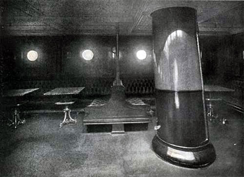 Second Cabin Smoking Room on the SS New England.