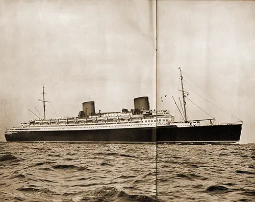 The SS Bremen and Europa of the North German Lloyd.