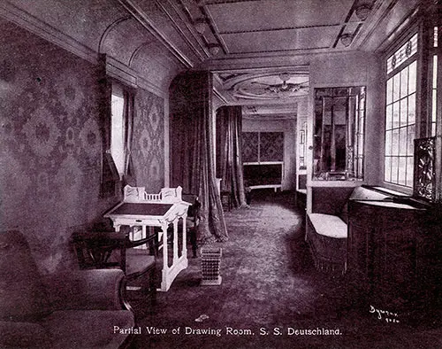 Partial View - Drawing Room - SS Deutschland