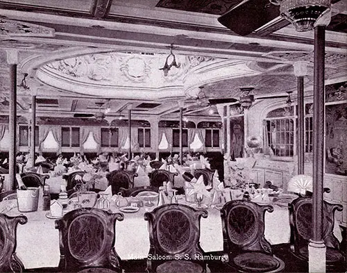 Main Saloon - SS Hamburg