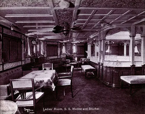 Ladies' Room - SS Moltke and Blücher