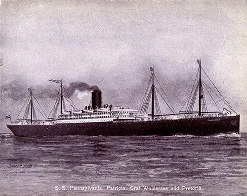 SS Pennsylvania, Patricia, Graf Waldersee and Pretoria 