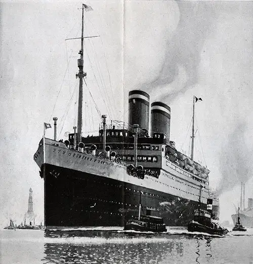 The SS New York, SS Hamburg, SS Albert Ballin, and SS Deutschland.