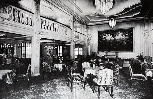 The First Class Lounge or Winter Garden.