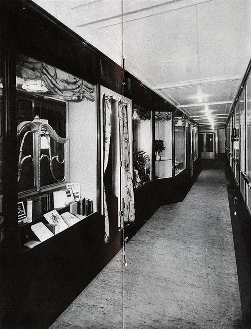 Shopping Promenade on the SS New York.