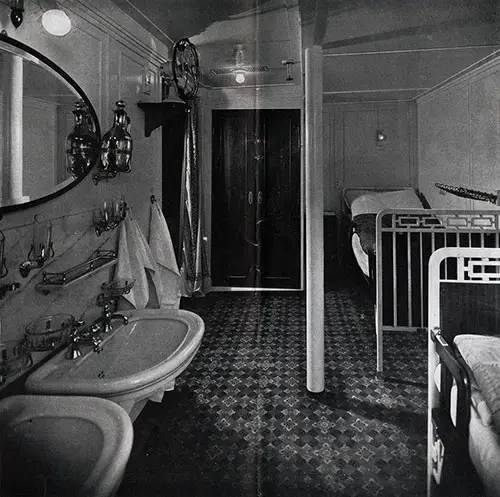 Another Type of First Class Stateroom -- With Every Convenience.