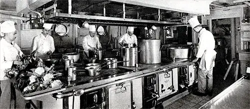 he Chefs and Cooks Aboard A HAPAG Steamship.