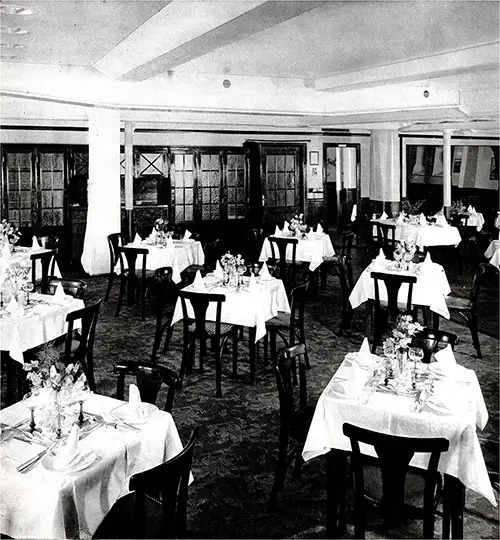 Third Class Dining Room.