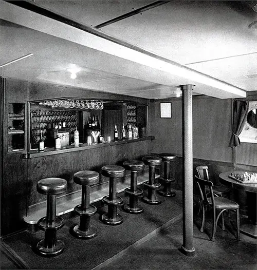 Third Class Smoking Room Bar.