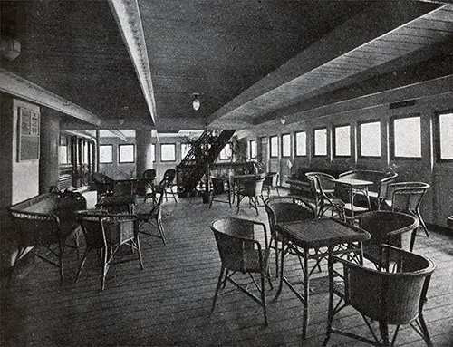 Cabin-Class Verandah Room on the SS Colombo.